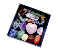 FRCOLOR Colgantes de Chakras Piedra Energética Decorativa Delicadas Piedras de Meditación Curativa Portátil para Uso Meditación o Decoración de Hogar