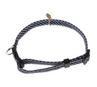 FRCOLOR Collar Ajustable para Perros y Gatos 2 Piezas Corbata de Rayas Azul, Poliéster Suave Transpirable, Talla L 25-35 Cm, Accesorio de Boda y Paseo para Cachorros