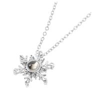 FRCOLOR Collar de Proyección I Love You Idiomas para Novia Romántico Navidad San Valentín Elegante y Cómodo