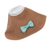 FRCOLOR Collar Protector para Aves Antipicoteo Collar de Fieltro Transpirable para Loro Anti-mordedura y Recuperación Diseño Cómodo y Decorativo para Pájaros Pequeños Color Marrón