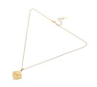 FRCOLOR Collar Vintage Tarot con Colgante Sol y Ojo Turco Amuleto de Buena Suerte con Zirconia Gargantilla Ligera para Mujeres y Niñas Joyería Retro Elegante para Uso Diario y Eventos