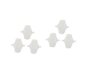FRCOLOR Compresa sanitaria lavable para mujer, 6 unidades, lavable, almohadilla menstrual, almohadillas de algodón para mujer, compresas sanitarias, cojín menstrual lavable con alas, almohadilla