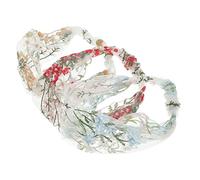 FRCOLOR Conjunto De Diadema Elástica Con Bordado De Flores Para Mujer Banda Para El Cabello De Encaje Retro Para Fiestas Diarias