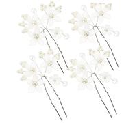 FRCOLOR Conjunto De Flores Para El Cabello De Novia Accesorios Para El Cabello De Boda Para Dama De Honor Flores Para El Cabello Para Fiesta De Bodas