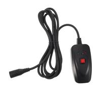 FRCOLOR Control Remoto Cable para Máquina de Humo Conector de 3 Pines, Controlador de Señal Cableado en Plástico Negro para Presentaciones en Escenario y Eventos Dj