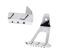 FRCOLOR Cordal Cuadrado de Metal Plateado para Guitarra de Jazz Archtop de 6 Cuerdas Tornillos Incluidos para Reparación y Sustitución, Accesorio Musical Duradero y Funcional