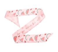 FRCOLOR Correa para el cabello de la bufanda de frutas verano Prendas de cabeza falso bufandas accesorios para el cabello de las mujeres pañuelo para la cabeza para las mujeres poliéster
