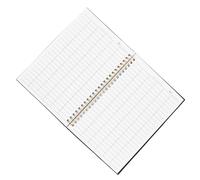 FRCOLOR Cuaderno de Inventario Negro con Cubierta Pp y Páginas