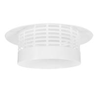 FRCOLOR Cubierta para Ventilación de Techo Pvc 160mm Color Claro Forma de Hongo, Protector contra Viento y Lluvia para Chimeneas y Respiraderos, Tapa Redonda Resistente para Uso Exterior