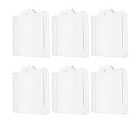 FRCOLOR Cubierta Protectora Transparente Prevención de Falsas Alarmas 6 Piezas Material Abs y Monitoreo Visual para Estación Manual de Alarma contra Incendios para Hogares y Espacios