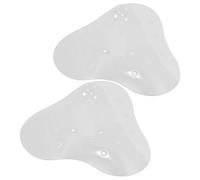 FRCOLOR Cubiertas de Silicona Pecho para Lactancia Materna, Tamaño Ajustable, Transparentes y Ultrafinas, Pack de 2 Piezas para Protección Cómoda y Uso Invisible en Madres Primerizas