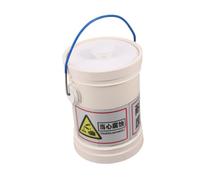 FRCOLOR Cubo para Residuos Líquidos Contenedor de Residuos Líquidos de PP 1l Beige Boca Ancha Tapa Hermética en Laboratorios de Química Varios Estilos