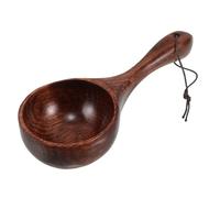 FRCOLOR Cuchara De Madera Sacando Agua Tuerca De Piezas De Conector De Muebles Cuchara De Sal De Baño Esponja Vegetal Cepillo Limpiador De Extra Largo Bufanda Impermeable Coffee