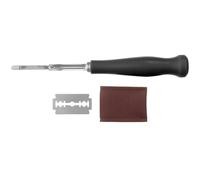FRCOLOR Cuchillo Cubierta Protegida Negro para Pan de Acero Inoxidable Fácil de Limpiar y Antiadherente, Adecuado para Uso en Cocina y Horneado de Masa