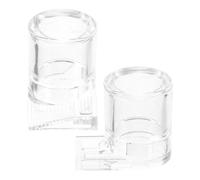 FRCOLOR Cuenco de Agua para Reptiles y Vasos de Agua para Suministro, Diseño Compacto y Fácil Limpieza, Fabricados en Acrílico Transparente, Ideales para Terrarios y Educación Ambiental