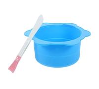 FRCOLOR Cuenco de Silicona para Mascarillas Facial Recipiente Portátil para Derretir Cera Depilatoria Herramientas para Mezclar Mascarillas de Belleza Baño