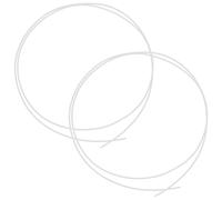 FRCOLOR Cuerda Blanco de Red para Aro de Baloncesto 2 Piezas de Nylon Instalación Fácil para Canasta Baloncesto Interior y Exterior