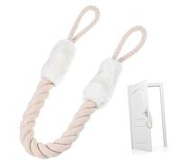 FRCOLOR Cuerda de Tracción para Puerta de Seguridad Soporte Flexible para Puerta de Gato Protección contra Atrapamientos Cordón Seguridad de Ruptura para Picaporte Correa para Tirar