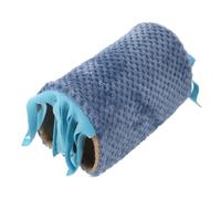 FRCOLOR Cueva de Peluche para Pequeños Animales Guarida Acogedora para Hámsters y Conejos Túnel Suave y Cálido para Descanso y Invierno Compatible con Cobayas y Chinchillas