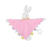 FRCOLOR de Apego para Bebés con Diseño de Conejo Juguete de Dormir y Toalla Salival Material Seguro y para Recién Nacidos