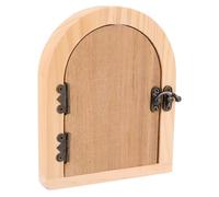 FRCOLOR de Enchufe Infantil con Diseño Puerta de Madera Duradera Protección contra Choques Eléctricos Fácil Instalación para Seguridad Habitaciones Mascotas