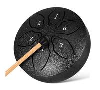 FRCOLOR de Lengua Metálico y Madera Notas para Adultos y Instrumento de Percusión Etérea para Yoga y Relajación con Baquetas y Libro de Música