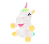 FRCOLOR de Mano Interactivas para Niños Juguetes de Mano de Unicornio Títeres de Dibujos Animados Tamaño Infantil Alta Elasticidad Decorativos para Cuentos 1