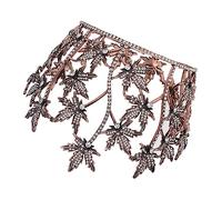 FRCOLOR Diadema con Barroca Retro para Novia Fiesta de Boda Diadema con Diamantes de Imitación para Novia Fiesta de Compromiso