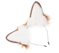 FRCOLOR Diadema con Orejas Plegadas de Perro Peluche para Mujer Accesorio Ligero y Adorable para Cosplay y Fiestas Diseño Encantador y Tipo