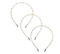 FRCOLOR Diadema de 3 Piezas con Piedras Simuladas, Elegante y Duradera para Bodas y Fiestas