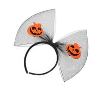FRCOLOR diadema de calabaza diadema fantasma Víspera de Todos los Santos arco disfraz halloween disfraces halloween decoración de pelo de malla Decoración del cabello de las mujeres. tela