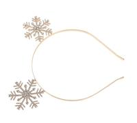 FRCOLOR Diadema de Copo para Fiesta Navideña Banda Cabello Gemas de Imitación Accesorio Decorativo para Mujer de Vacaciones