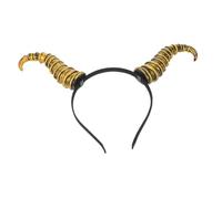 FRCOLOR Diadema de Cuerno de Carnero Infernal Disfraz de Cuernos de Cabra Maligna para Halloween Cosplay Fiestas y Disfraces Accesorios Demoníacos