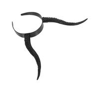 FRCOLOR Diadema de Cuerno Demoníaco para Cosplay Accesorio de Halloween para Disfraz de Bruja Gótica Decoración de Fiesta para Mujeres Plástico Cuernos Pequeños