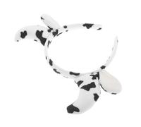 FRCOLOR Diadema De Cuerno Favores De Fiesta De Vaca Disfraz De Animal Cuernos De Vaca Orejas De Vaca Halloween Lindas Diademas Para El Cuidado De La Piel Orejas De Halloween Tela
