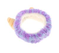 FRCOLOR Diadema De Cuernos De Vaca Diademas Divertidas Diadema De Maquillaje De Vaca Diadema Con Orejas De Oveja Diadema Con Cuernos De Venado Traje De Sombreros Felpa Púrpura