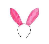 FRCOLOR Diadema de de Terciopelo Rosa con Orejas para Fiesta y Cosplay Accesorio Divertido y para Eventos para Fotografía y Rendimiento