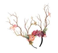 FRCOLOR Diadema De Flores Artificiales Ramas De Frutas Simuladas Decoración Natural