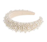 FRCOLOR Diadema De Perlas Elegante Diadema Para Mujer Perlas Para Niñas Exquisita Decoración Cabello Ocasiones Especiales