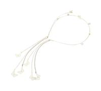 FRCOLOR Diadema De Perlas y Flecos Para Novias Accesorio De Cabello Elegante Para y Cumpleaños