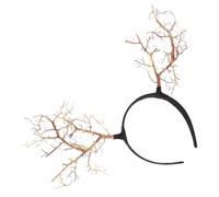 FRCOLOR Diadema de Rama Falsa Ramas de Árbol Diadema de Astas de Ciervo para Niña Tocado de Cuernos para Cosplay Artículo para Fiestas