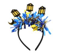 FRCOLOR Diadema De Ramadán De y Luna Decoración Para Fiesta De Eid Mubarak Tocado De Luna y Estrellas Para Mujer Accesorios Cabello De Fiesta Banda Cabello Para Celebraciones