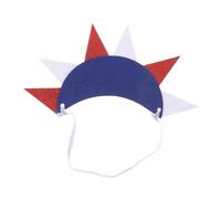 FRCOLOR Diadema Estatua Libertad Patriótica De Julio Accesorios Para Fiestas Temática Estadounidense Tocado Bandera Para Mujeres y Niñas Desfiles Del Día Independencia