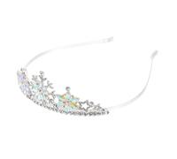 FRCOLOR Diadema Infantil de de Plata Ligera y Delicada para Fiesta Cumpleaños y Cosplay Niñas
