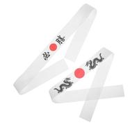 FRCOLOR Diadema Japonesa De Karate y Chef, Pañuelo Deportivo De Poliéster Transpirable, Ajustable Para Cocina, Artes Marciales y Yoga, Pack 2 Piezas (modelo 15 y Modelo 20)
