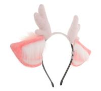 FRCOLOR Diadema Navideña de Asta de Reno Orejas de Ciervo Adorable Material para Fiestas de Disfraces de Navidad y Eventos Infantiles