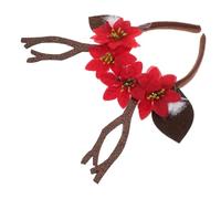 FRCOLOR Diadema Navideña Orejas De Ciervo De Peluche Accesorio Adorable Para Hombres y Mujeres Adorno Navideño Cabello Fiestas