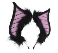 FRCOLOR Diadema Orejas de Murciélago Diabólico Tocado de Animal de Halloween Accesorio de Cosplay de Demonio para Fiesta Diadema de Murciélago de Fiestas
