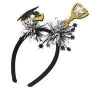 FRCOLOR Diadema Para Graduación Elementos De Birrete Diadema Decorativa Para Fiesta De Graduación Accesorio Cabello Para Fotos De