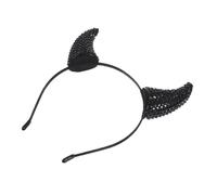 FRCOLOR Diadema Para Halloween Cuernos De Vaca Diadema Pedrería De Gemas De Imitación Accesorio Para Disfraz De Fiesta De Cosplay
